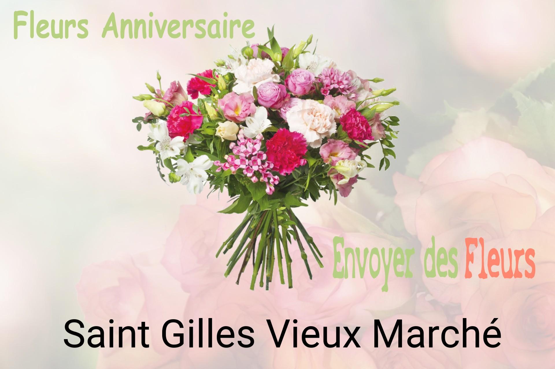 Bouquet de fleurs d’anniversaire livré à Saint-Gilles-Vieux-Marché