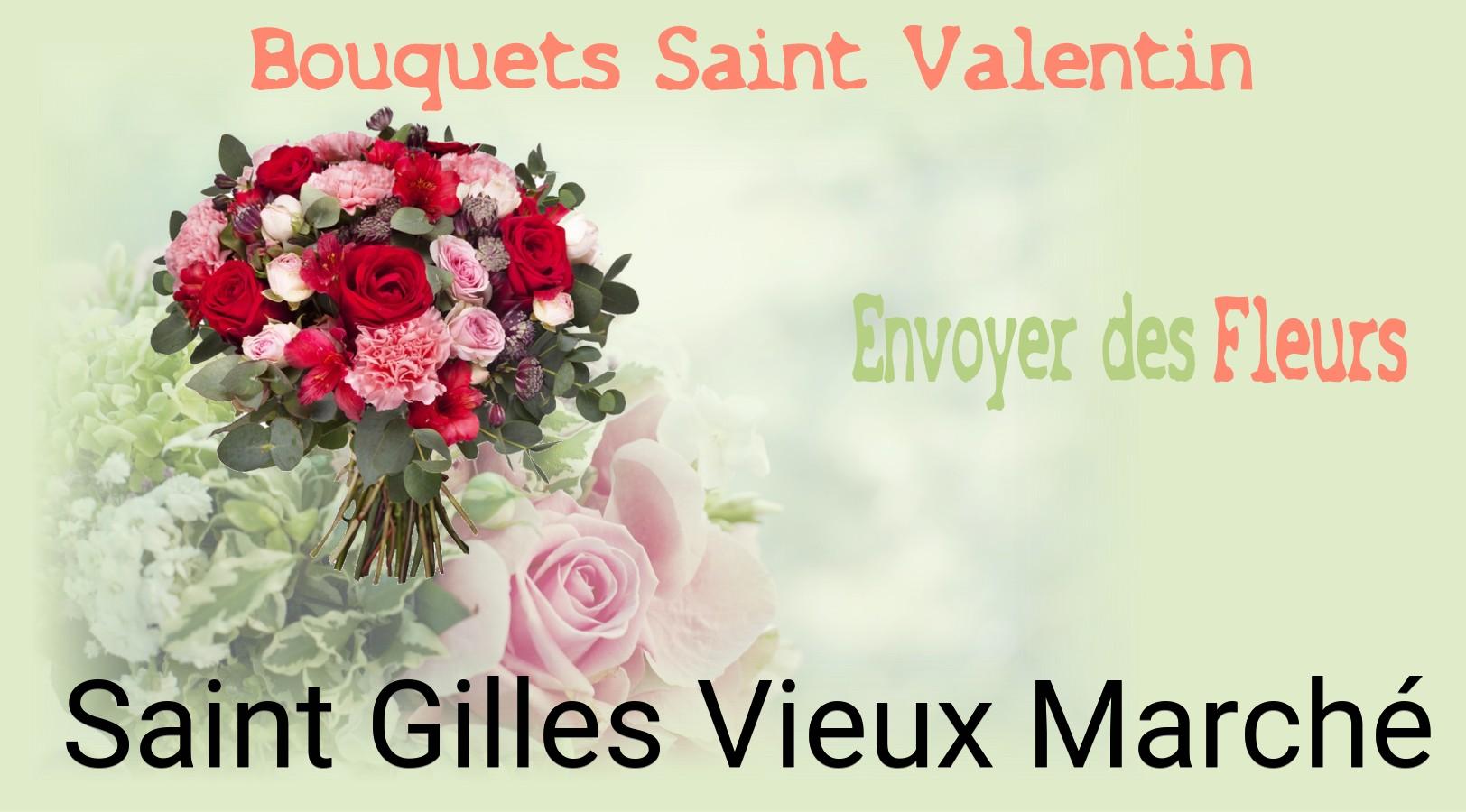Roses de Saint-Valentin livrées à Saint-Gilles-Vieux-Marché